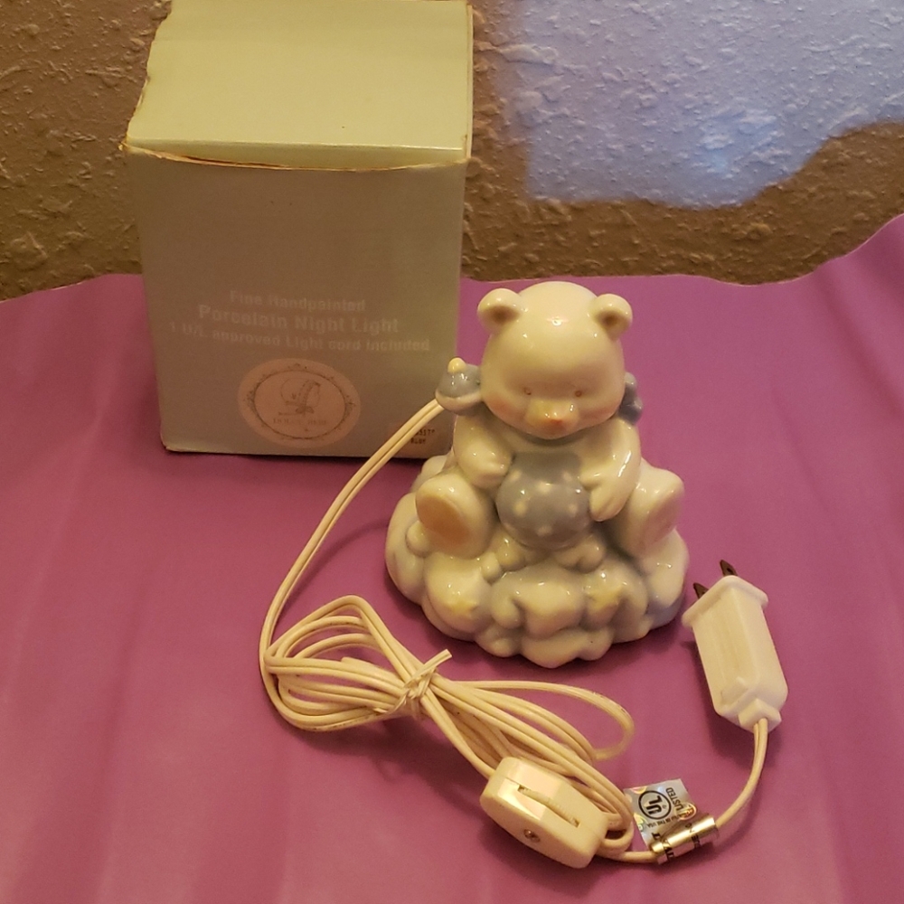 Blue Porcelain Nightlight